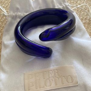 Never worn blue statement Peter Pilotto bangle